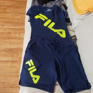 Ladies short sets with logos